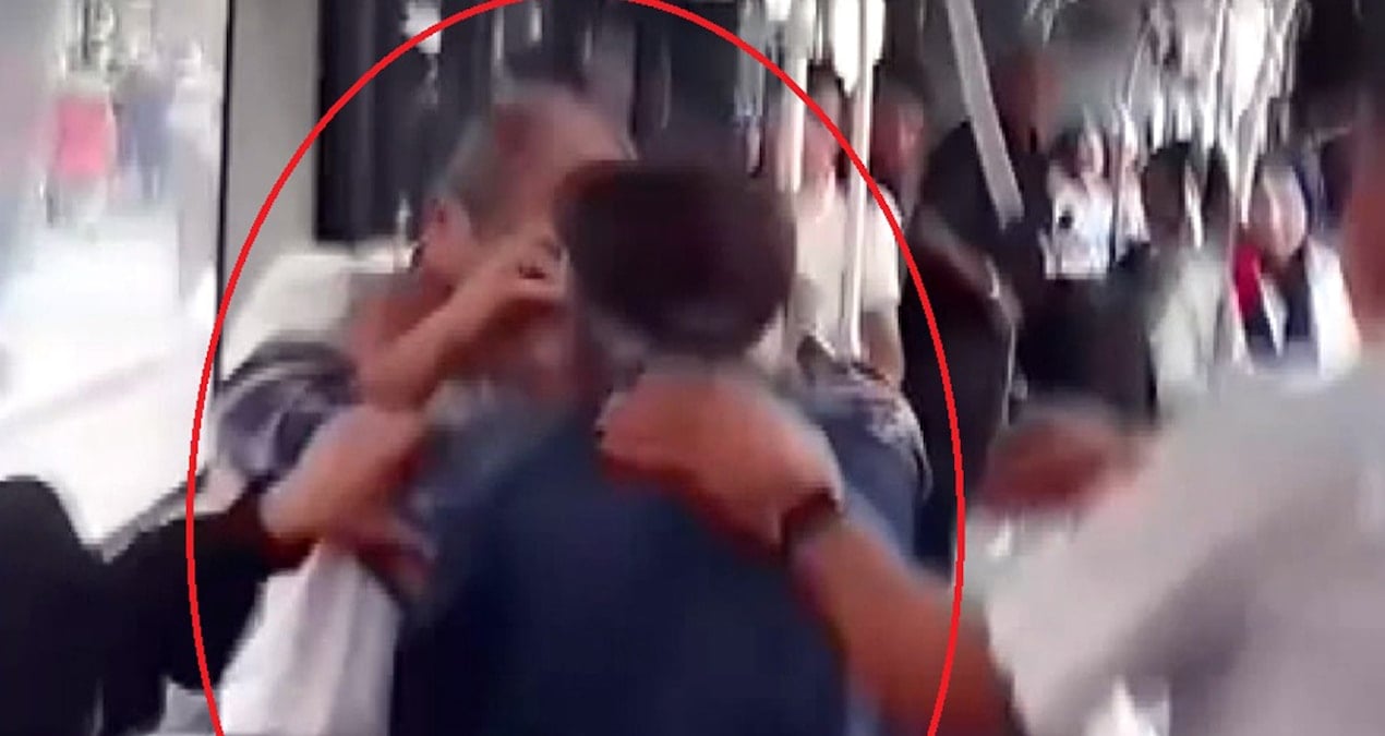 belediye otobusune once binme kavgasi o anlar kamerada vL4MiWdQ