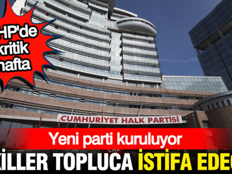Chpde kritik hafta toplu istifalar bekleniyor tSCOrFLr